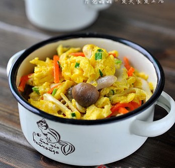 鲜菌菇滑蛋(图1)