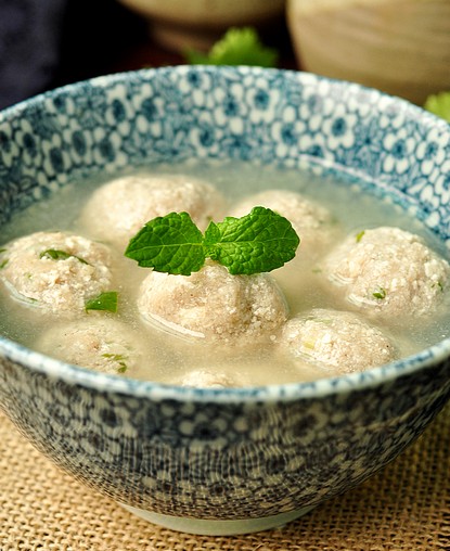 香菜肉丸(图1)