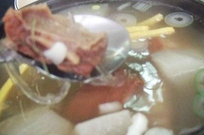 [调味料]牛排骨汤，一道韩国美味